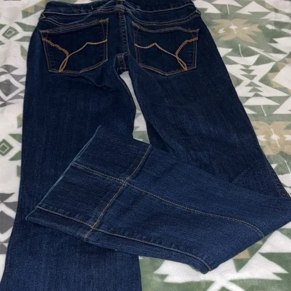 Ariat Women's Boot Cut Jeans - Dark Blue - Picture 4 of 6